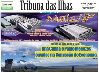 Tribuna das Ilhas – 6 de abril 2018
