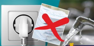Suspensão imediata do pagamento de Luz e Água