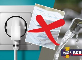 Suspensão imediata do pagamento de Luz e Água