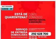 Covid-19: Município da Madalena Cria Serviço de Entrega Domiciliária de Bens Essenciais a Pessoas em Quarentena