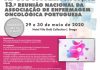 Apoio para participação em Reunião Nacional de Enfermagem Oncológica