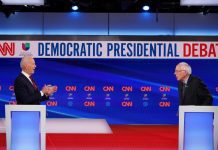 EUA: Biden e Sanders bateram-se em debate, mas guardaram os maiores ataques para Trump