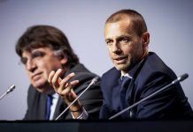 Presidente da UEFA diz que ligas estão prontas para jogar à porta fechada