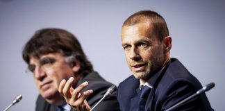 Presidente da UEFA diz que ligas estão prontas para jogar à porta fechada
