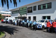 Forças e Serviços de Segurança homenageiam profissionais de saúde – Ecoaram sirenes e “A Portuguesa” em agradecimento simbólico