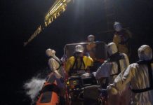 Autoridade Marítima Nacional resgata tripulante de 23 anos suspeito de COVID-19 ao largo da Ilha Terceira