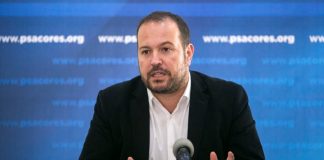 PS Açores insiste na importância de limitar as deslocações aéreas durante Estado de Emergência Presidente GPPS Francisco Cesar