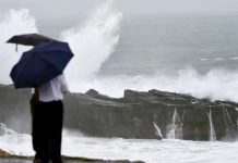 Proteção Civil alerta para previsão de chuva forte em todo o arquipélago dos Açores