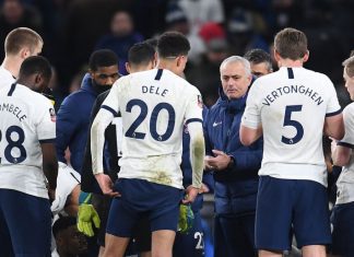 Tottenham regressa na terça-feira aos treinos individuais