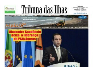 Tribuna das Ilhas – 18 de outubro 2019