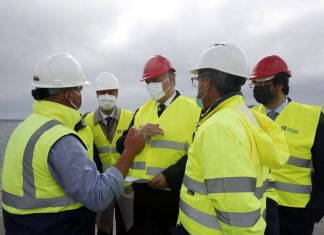 Obra de construção da proteção de emergência já arrancou no Porto das Lajes das Flores