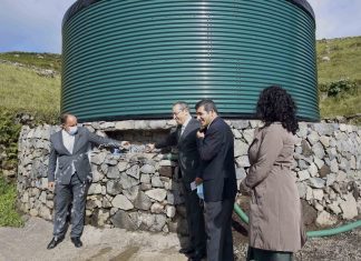 Governo dos Açores reforça capacidade de armazenamento de água ao setor agrícola na ilha do Corvo DR/GACS