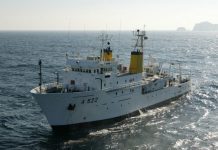 Navio da Marinha realiza investigação do fundo do mar dos Açores DR/Instituto Hidrográfico