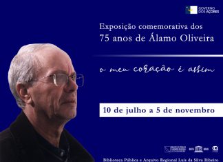 Biblioteca Pública Luís da Silva Ribeiro, em Angra do Heroísmo, promove homenagem ao escritor Álamo Oliveira DR/GACS