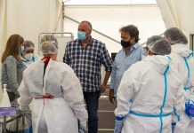COVID-19 – Ordem dos Enfermeiros visita centros de testagem dos aeroportos da Região
