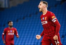 Jordan Henderson eleito melhor futebolista da Premier League pela imprensa inglesa