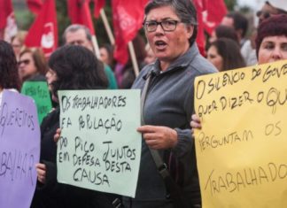 Trabalhadores da COFACO do Pico