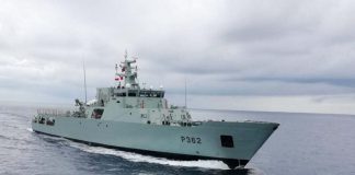 Navio da Marinha Sines inicia missão nos Açores