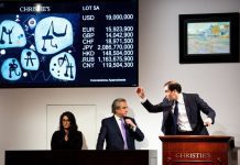 Pintura “Tours d’arme” de Vieira da Silva no leilão global da Christie´s