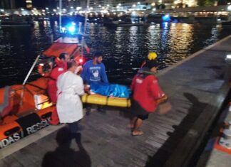 Salvamento marítimo com resgate de pescador a sul da Ilha de São Miguel DR/CZMA