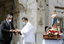 Património Religioso – Lançada primeira pedra da nova Igreja de Pedro Miguel DR/GACS