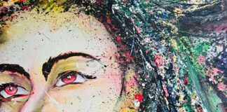 Pinturas de Amílcar Goulart no Bar da Gare