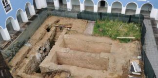 Cisterna e fontenário do antigo Convento de Nossa Senhora da Conceição são descoberta arqueológica ímpar nos Açores DR/GACS