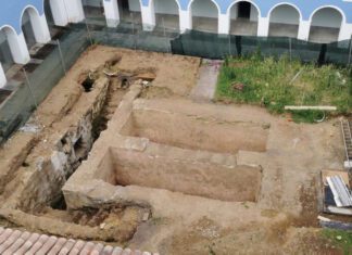 Cisterna e fontenário do antigo Convento de Nossa Senhora da Conceição são descoberta arqueológica ímpar nos Açores DR/GACS