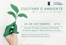 Biblioteca Pública Luís da Silva Ribeiro, em Angra do Heroísmo, acolhe debate “Cultivar o Ambiente/Uma Colher de Saúde” DR/GACS