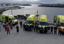 Secretária Regional da Saúde entrega sete ambulâncias de socorro aos Bombeiros de São Miguel DR/GACS