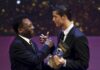 Pelé felicita Cristiano Ronaldo por ter marcado 101 golos ao serviço de Portugal