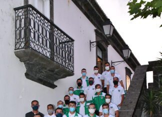 CRISTINA CALISTO RECEBEU EQUIPA DO SANTIAGO FUTEBOL CLUBE E CONGRATULOU PELA SUBIDA AO CAMPEONATO DOS AÇORES DR/CML