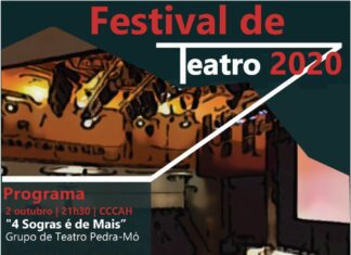 Festival de Teatro 2020 – Em outubro o Teatro está de volta! DR/CMAH