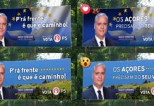 Açorianos chamados a escolher novos outdoors de campanha do PS Açores DR/PS