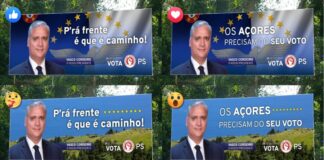 Açorianos chamados a escolher novos outdoors de campanha do PS Açores DR/PS