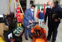 Entrega de equipamentos a Bombeiros de São Roque do Pico