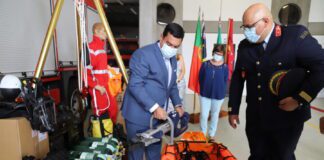 Entrega de equipamentos a Bombeiros de São Roque do Pico