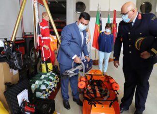 Entrega de equipamentos a Bombeiros de São Roque do Pico