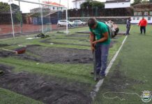 Câmara de São Roque colabora na melhoria do Campo de Jogos do Vitória Futebol Clube