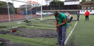 Câmara de São Roque colabora na melhoria do Campo de Jogos do Vitória Futebol Clube