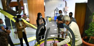 Cristina Calisto felicita EXPOLAB pelo seu 1º aniversário DR/CML