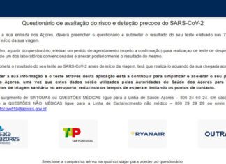 Governo disponibiliza solução My Safe Azores para simplificar e agilizar entrada na Região