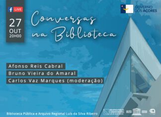 Biblioteca Pública Luís da Silva Ribeiro, em Angra do Heroísmo, promove mais uma edição online de “Conversas na Biblioteca” DR/GACS