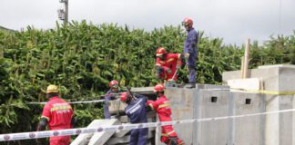 Bombeiros dos Açores com elementos formados no nível Intermédio de Intervenção em Estruturas Colapsadas