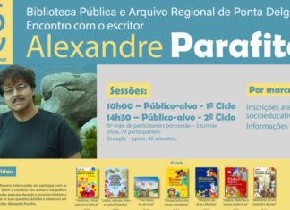 Biblioteca Pública e Arquivo Regional de Ponta Delgada promove encontro com o escritor Alexandre Perafita DR/GACS