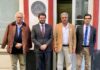 André Ventura, Carlos Augusto e Orlando Lima na defesa da economia Terceirense! DR/CHEGA