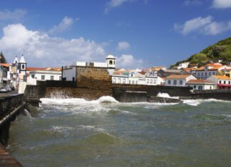 Passeio pedonal na zona de Porto Pim – Projeto vencedor do Orçamento Participativo da autarquia orçado em cerca de 130 mil euros DR
