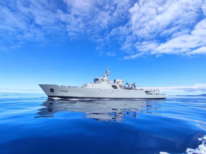 NRP Sines_nos açores_2020 DR/Marinha Portuguesa