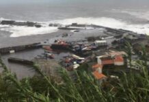 Furacão “Lorenzo” – Assinado contrato para a construção de ponte-cais no porto das Lajes das Flores DR