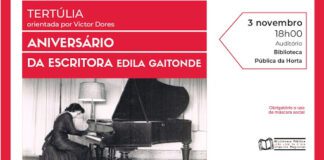 Edila Gaitonde – Auditório da Biblioteca Pública da Horta acolhe tertúlia para celebrar aniversário da escritora